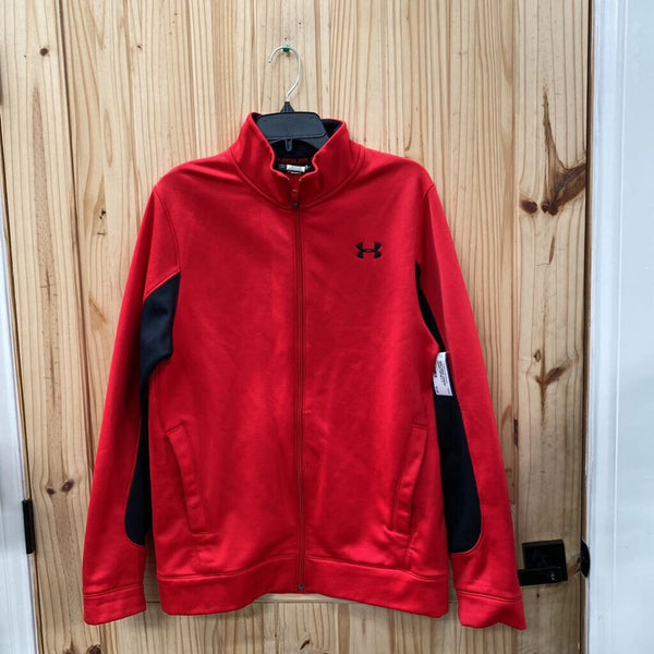 MENS UNDER ARMOUR JACKET RED/BLK S