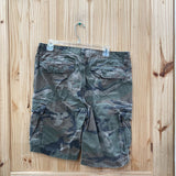 MENS OLD NAVY CAMO CARGO SHORTS 34