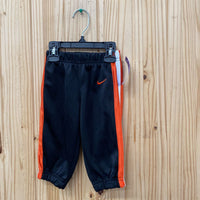 BOYS NIKE PANTS ORANGE/WHITE/BLK 12M