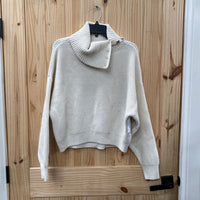 WOMENS H&M IVORY SWEATER M