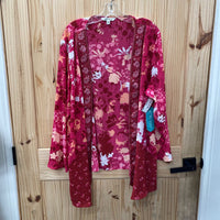 WOMENS THE PIONEER WOMAN PINK FLORAL CARDIGAN XXL NWT