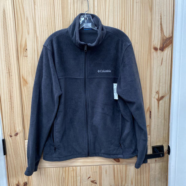 MENS COLUMBIA JACKET CHARCOAL GREY L