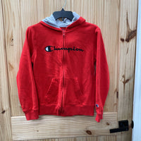 BOYS CHAMPION JACKET RED L 10/12