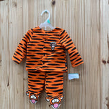 BOYS TIGGER 2PCSET ORANGE/BLK 0/3M NWT