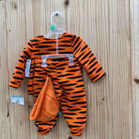 BOYS TIGGER 2PCSET ORANGE/BLK 0/3M NWT