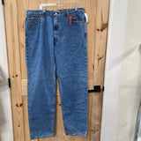 MENS LEVIS DENIM JEANS 42X36 NWT