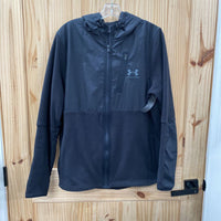 MENS UNDER ARMOUR JACKET BLK/GREY M