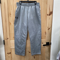 WOMENS UNDER ARMOUR JOGGERS PANTS GREY/BLK L