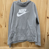 GIRLS NIKE HOODIE GREY/WHITE XL 18/20