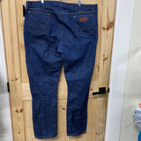 MENS WRANGLER DK DENIM JEANS 44X34