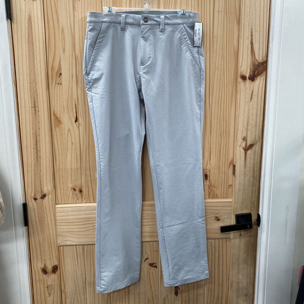 MENS ADIDAS LT GREY PANTS 30X32