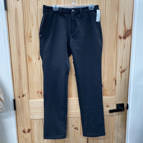 MENS ADIDAS BLACK/GREY PANTS 30X32