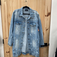 WOMENS BLUE AGE LT DENIM JACKET L