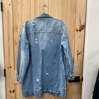 WOMENS BLUE AGE LT DENIM JACKET L