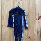 BOYS NIKE 2PC SET NAVY BLUE/WHITE/BLK 3T