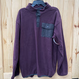 BOYS OLD NAVY PULLOVER PLUM/BLK XXL 18