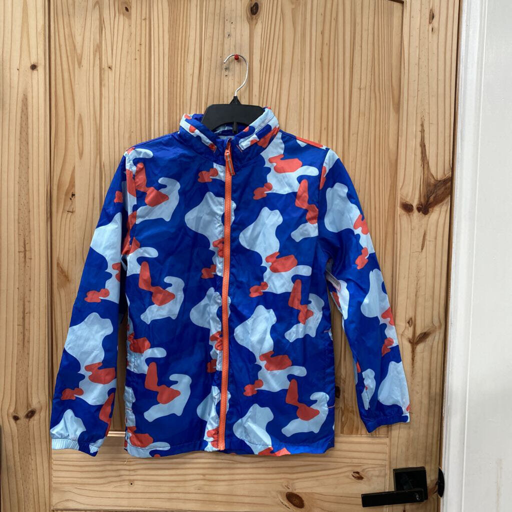 BOYS CAT & JACK JACKET ROYAL BUE/ORANGE L 12/14