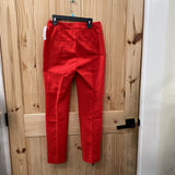 WOMENS ANTONIO MELANI RED CASUAL PANTS 0 NWT