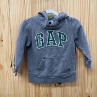 BOYS BABYGAP HOODIE GREY/GREEN 3T