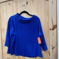 WOMENS RAFAELLA STUDIO ROYAL BLUE TOP 1X