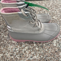 GIRLS SPERRY BOOTS GREY 4