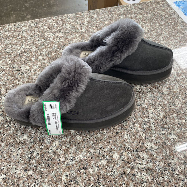 WOMENS UGG SLIPPERS GREY 8 SPW