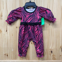 GIRLS PETE & LUCY FIERCE FUCHSIA ROMPER 3/6M NWT