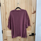 WOMENS MAURICES CARDIGAN DK MAUVE L