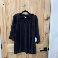 WOMENS MAURICES BLACK CARDIGAN L