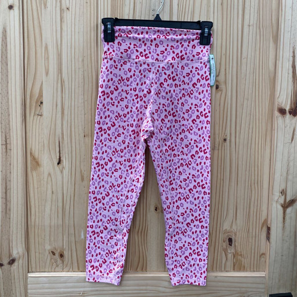 WOMENS MUSCLENATION PINK/FUSHIA/DK PINK LEOPARD LEGGINGS S