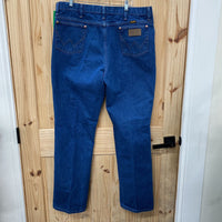 MENS WRANGLER DK DENIM JEANS 40X34