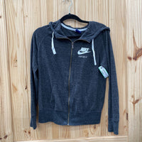 WOMENS NIKE CHARCOAL GREY/WHITE JACKET S