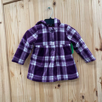 GIRLS OLD NAVY JACKET PURPLE/WHITE 2T