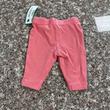 GIRLS CARTERS DK PINK PANTS NEWBORN