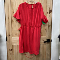 WOMENS MODERATO RED/ORANGE ROMPER 1X