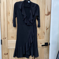 WOMENS JANETTE PLUS BLACK DRESS 1X