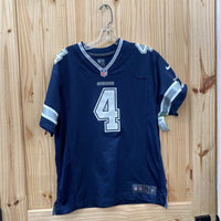 BOYS DAK PRESCOOTT JERSEY #4 XL 18/20