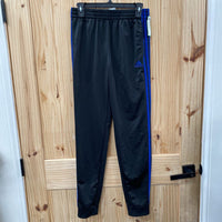 BOYS ADIDAS JOGGER BLK/BLUE L 14/16