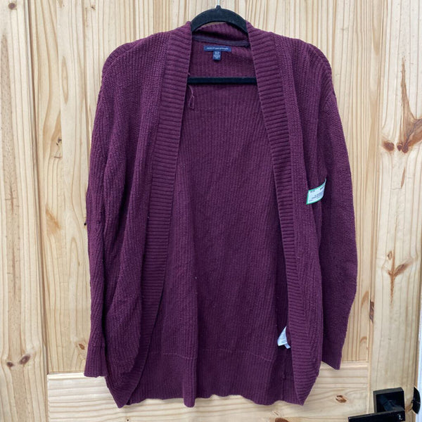 WOMENS AMERICAN EAGLE MAROON CARDIGAN XS