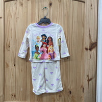 GIRLS DISNEY PRINCESS 2PC PAJAMA SET 2T NEW