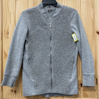 LULULEMON GRAY JACKET SHERPA FRONT AND BACK SIZE 4