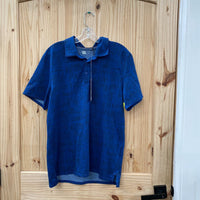 MENS VRST DK BLUE GOLF SHIRT M