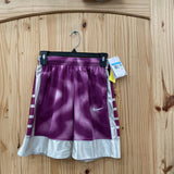 BOYS NIKE SHORTS PURPLE/MEATLIC GOLD M 8/10 NWT