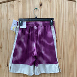 BOYS NIKE SHORTS PURPLE/MEATLIC GOLD M 8/10 NWT