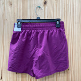 GIRLS NIKE SHORTS PURPLE/WHITE L 10/12 NWT