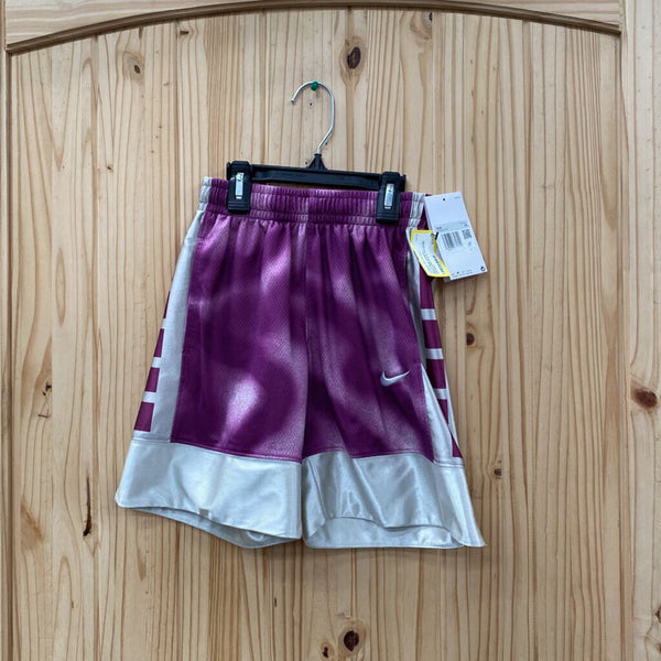 BOYS NIKE SHORTS PURPLE/METALLIC GOLD XS 5/6 NWT