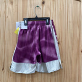 BOYS NIKE SHORTS PURPLE/METALLIC GOLD XS 5/6 NWT