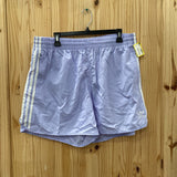 MENS ADIDAS SHORTS LILAC/WHITE XL NWT