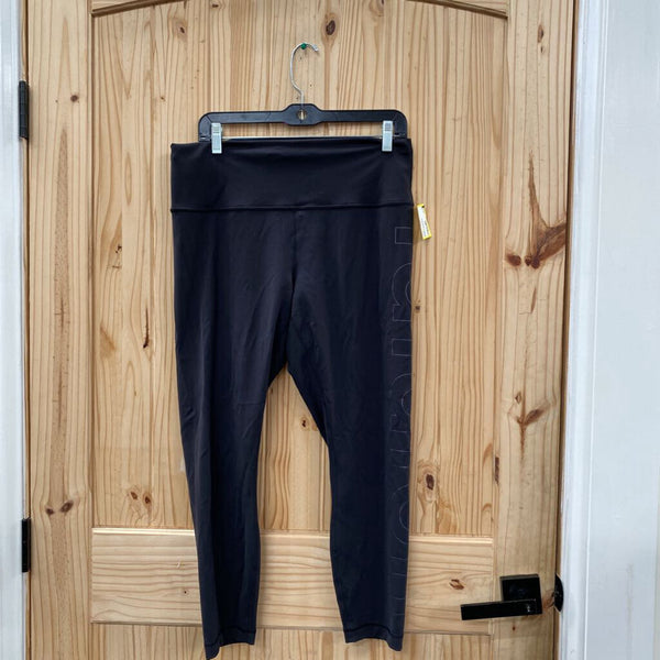 WOMENS LULULEMON BLACK LEGGINGS 14