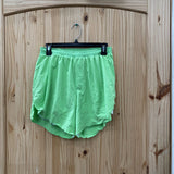 MENS LULULEMON BRIGHT GREEN SHORTS M